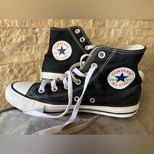 Converse Kids Black and White High-Top Sneakers